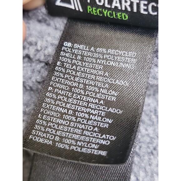 North Face Denali Jacket Mens S Black Full Zip Pockets Fleece Embroidered Logo - Picture 10 of 16